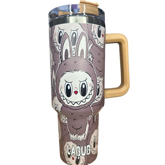 LTBrwn02. Labubu Monster Brown Tumbler 40oz - Picture 1 of 1